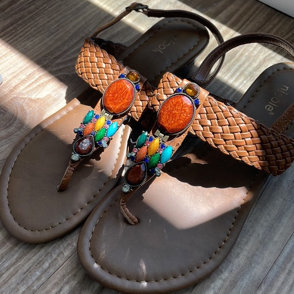 💠🔆 Boho sandals 🗺 vacation vibes! - Picture 7 of 10